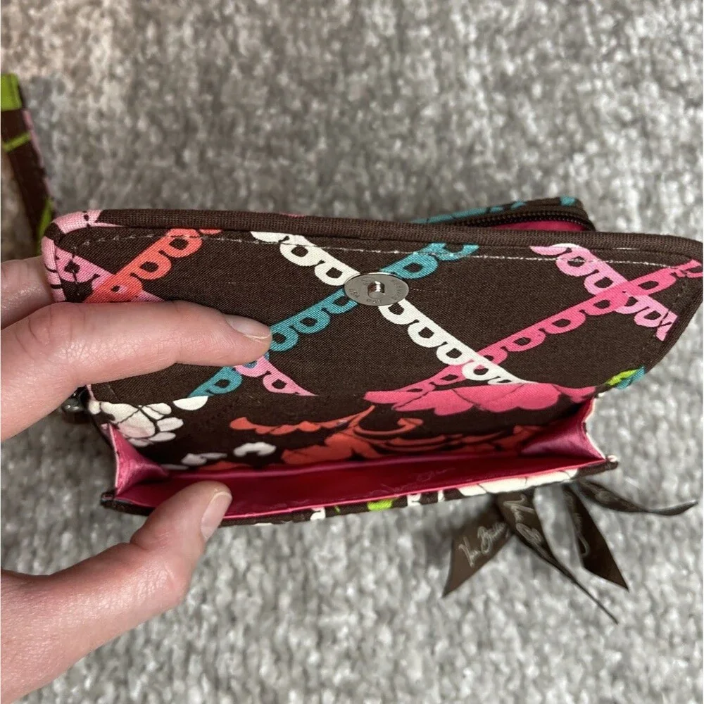 Vera Bradley LOLA All In One Crossbody Wristlet Wallet 5.5